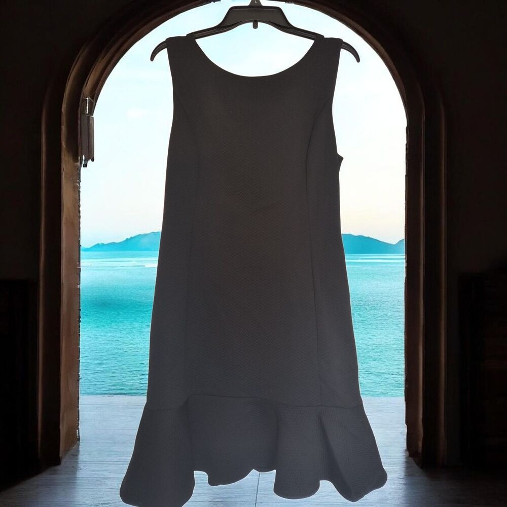 Betsey Johnson NWT Sophisticated Black Dress | Old Money Preppy Cocktail Size 10 - Picture 2 of 5